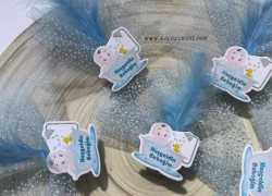 Mavi Sticker Bebek Şekeri