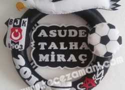 Keçe Beşiktaş Taraftar Kapı Süsü(Çarşı)