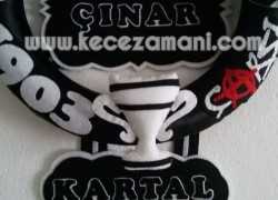 Keçe Beşiktaş Taraftar Kapı Süsü(Aras Çınar)