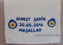 Keçe İşlemeli Sünnet Havlusu
