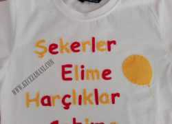 Keçe İşlemeli Bayram Tişörtü(Mustafa)