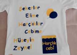 Keçe İşlemeli Bayram Tişörtü(Hüseyin Zeynel)