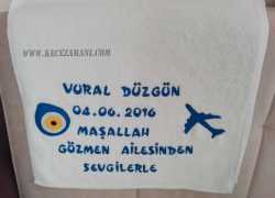 Keçe İşlemeli Sünnet Havlusu
