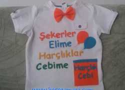 Keçe İşlemeli Bayram Tişörtü