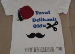 Keçe İşlemeli Sünnet Tişörtü