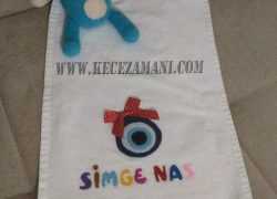 Keçe İşlemeli İsme Özel Havlu