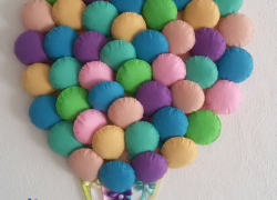 Keçe Balon Kapı Süsü