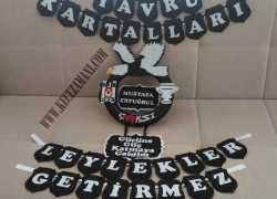 Keçe Beşiktaş Taraftar Kapı Süsü(Mustafa Ertuğrul)