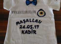 Keçe İşlemeli Sünnet Tişörtü(Kadir)