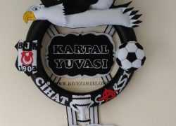 Keçe Kabartmalı Beşiktaş Kapı Süsü(Cihat)
