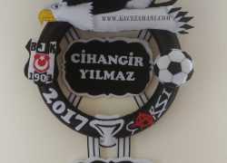Keçe Kabartmalı Beşiktaş Taraftar Kapı Süsü(Cihangir)
