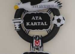 Keçe Beşiktaş Kabartma Kapı Süsü(Ata Kartal)