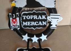 Keçe Beşiktaş Kapı Süsü(Toprak Mercan)