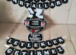 Keçe Beşiktaş Kapı Süsü(Emre Enes)
