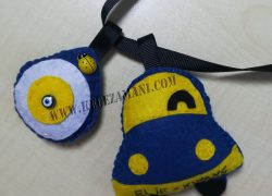 Keçe Fenerbahçe Araba Süsü ve Nazar Boncuğu