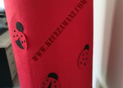 Keçe Uğur Böceği Damacana Örtüsü