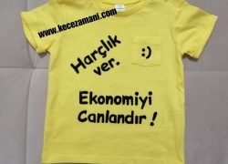 Keçe Sarı Bayram Tişörtü