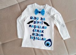 Keçe İşlemeli Sünnet Badisi