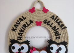 Keçe Halat Kapı Süsü(Kaval Ailesi)