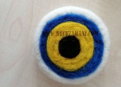 Keçe İğneleme Sabun Nazar Boncuğu