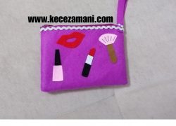 Keçe Makyaj Çantası