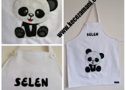 Keçe Panda Mutfak Önlüğü