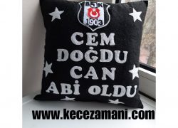 Keçe Beşiktaş Yastık (cem)