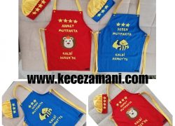 Galatasaray & Fenerbahçe Kişiye Özel Keçe İşlemeli Mutfak Önlüğü