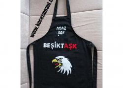Keçe İşlemeli BJK Mutfak Önlüğü