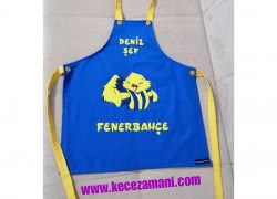 Keçe İşlemeli Fenerbahçe Mutfak Önlüğü