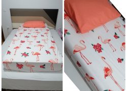 Flamingo Tek Kişilik Lastikli Çarşaf Seti