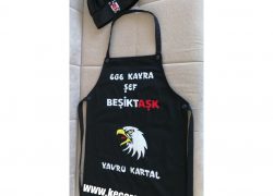 Keçe İşlemeli Beşiktaş Mutfak Önlüğü(Ege Kayra)