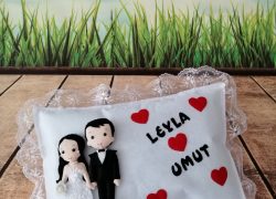 Keçe Gelin-Damat Yastık(Leyla-Umut)