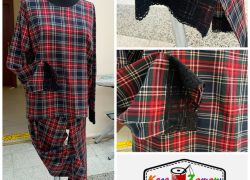 Kareli Pijama Takımı