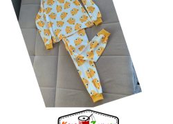 Sarı Ayıcık Thermal Pijama Takımı